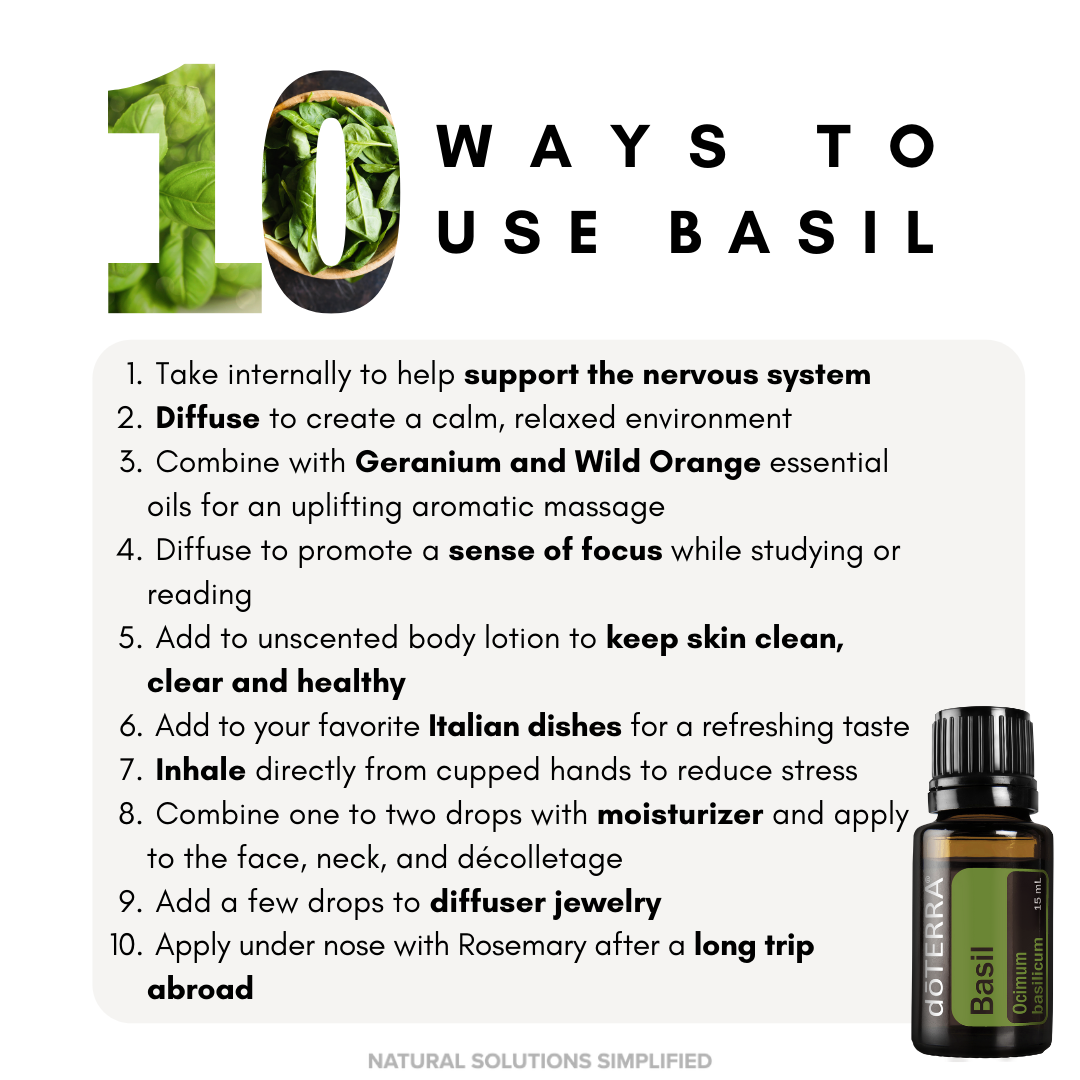 d TERRA Basil Essential Oil 15ml