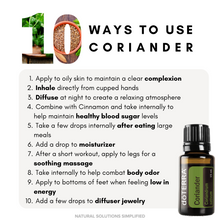 Carica l'immagine nel visualizzatore di Gallery, Olio essenziale di coriandolo dōTERRA - 15 ml