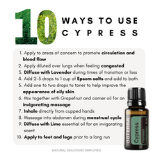 Laden Sie das Bild in den Galerie-Viewer, dōTERRA Ätherisches Zypressenöl - 15ml