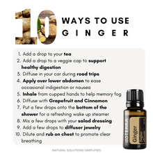 Carica l'immagine nel visualizzatore di Gallery, Olio essenziale di zenzero dōTERRA - 15ml