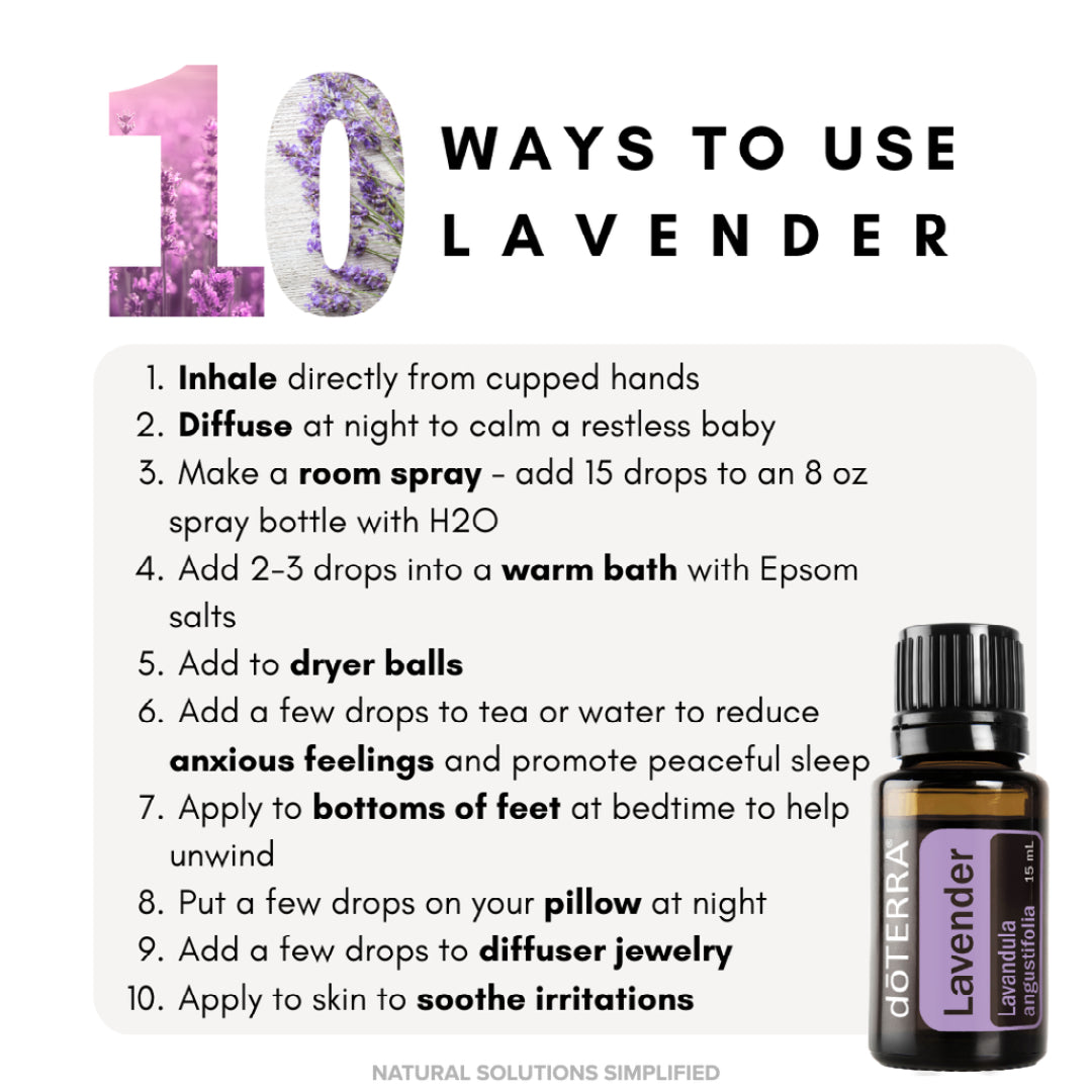 How to use Lavender Essential oil