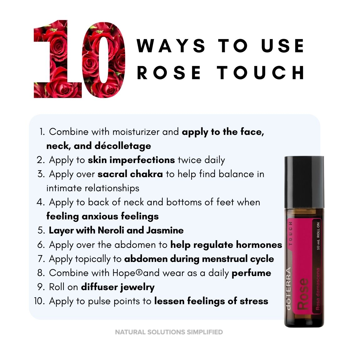 dōTERRA Rose Touch - 10ml – The Essential Oil Shop