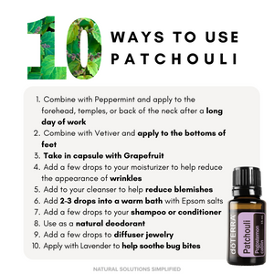 Olio essenziale di Patchouli dōTERRA - 15 ml