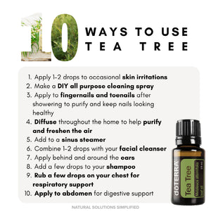 Olio essenziale dōTERRA Melaleuca (Tea Tree) - 15 ml