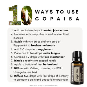 Olio essenziale di Copaiba dōTERRA - 15 ml